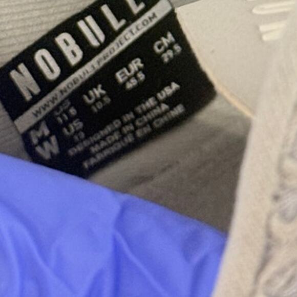 NOBULL Mesh Runner Shoes Mens Size 11.5‎ Gray Sneakers Trainers Gym Running Walk - Picture 4 of 6